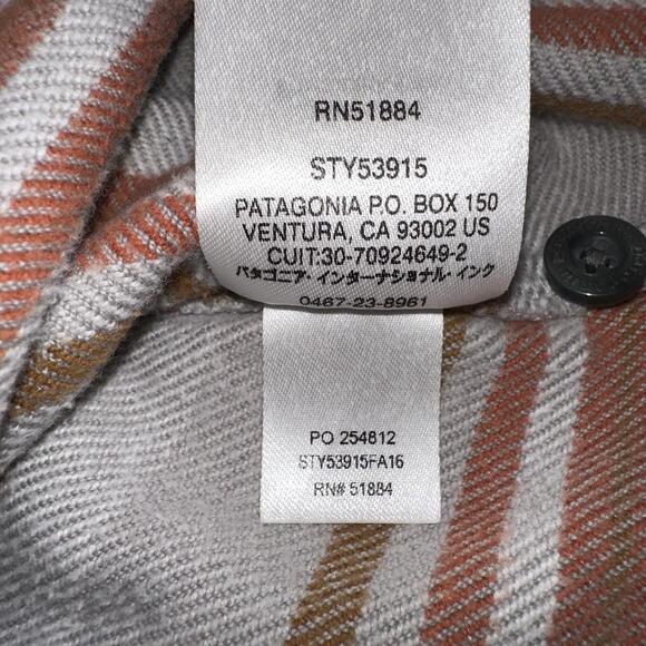 Patagonia Women’s Fjord Button Up Flannel Long Sleeve Size 6 EUC - Picture 5 of 7